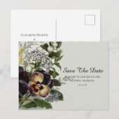 Carte postale d'annonce de date de mariage aux pen (Devant / Derrière)