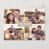 Carte postale d'annonce de date de mariage avec ca (Devant)