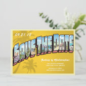 Carte postale d'annonce de date de sauvegarde de d (Debout devant)