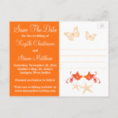 Carte postale d'annonce de date de sauvegarde de l (Dos)