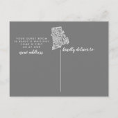 Carte postale d'annonce de déménagement de l'État  (Dos)