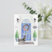 Carte postale d'annonce de déménagement de Terrier (Debout devant)