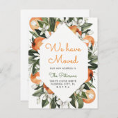 Carte postale d'annonce de déménagement Orange We (Devant / Derrière)