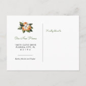 Carte postale d'annonce de déménagement Orange We (Dos)