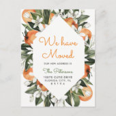 Carte postale d'annonce de déménagement Orange We (Devant)