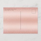 Carte postale d'annonce de fiançailles en photo en (Dos)