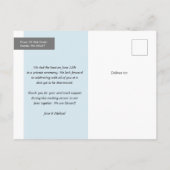 Carte postale d'annonce de fuite pour 'Le Nouveau (Dos)