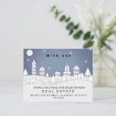 Carte postale d'annonce de l'agence immobilière MA (Debout devant)