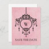 Carte postale d'annonce de mariage à suspendre lus (Devant / Derrière)