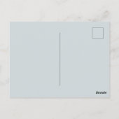 Carte postale d'annonce de mariage avec bordure de (Dos)