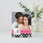 Carte postale d'annonce de mariage avec photo sur (Debout devant)