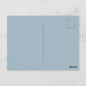 Carte postale d'annonce de mariage florale rose Sa (Dos)