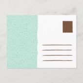 Carte postale d'annonce de naissance Bébé Ours arr (Dos)