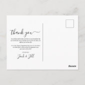 Carte postale d'annonce de naissance de bébé minim (Dos)