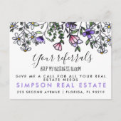 carte postale d'annonce de recommandations immobil (Devant)