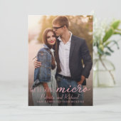 Carte Postale d'Annonce de Réduction de Mariage Ph (Debout devant)