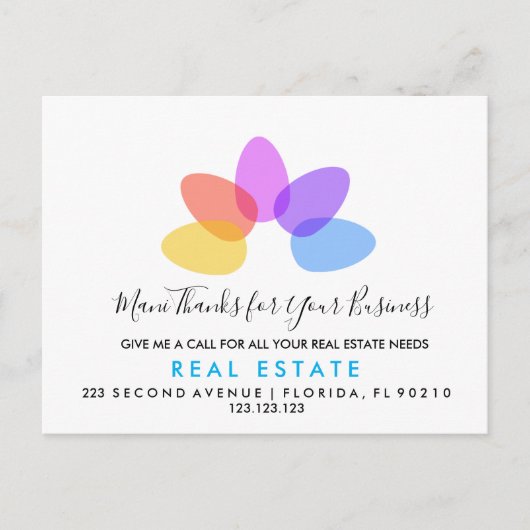 Carte postale d'annonce de références de manipulat (Devant)