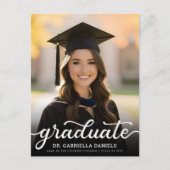 Carte postale d'annonce de remise de diplôme de fa (Devant)