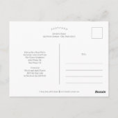 Carte postale d'annonce de remise de diplôme de Gl (Dos)