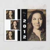 Carte postale d'annonce de remise de diplôme en qu (Devant)