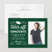 Carte postale d'annonce de remise de diplômes Chap (Devant / Derrière)