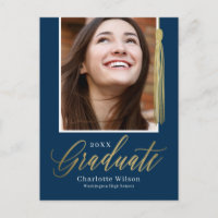 Carte postale d'annonce de remise des diplônes Tas