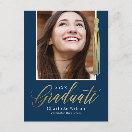 Carte postale d'annonce de remise des diplônes Tas (Devant)
