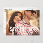 Carte postale d'annonce de sauvegarde de date de s (Devant / Derrière)