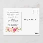 Carte postale d'annulation de Baby Shower (Dos)