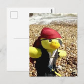 Carte Postale Danny Duck le Pirate (Devant / Derrière)