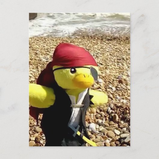 Carte Postale Danny Duck le Pirate (Devant)