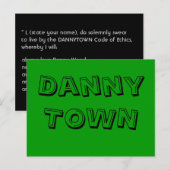 Carte Postale Danny, VILLE (Devant / Derrière)