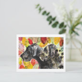 Carte Postale Danois artwork Grands Danois (Debout devant)