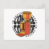 Carte Postale Dans Café nous avons confiance (Devant)