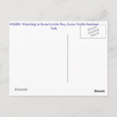 Carte Postale Dans la baie (Dos)