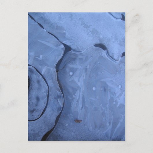 Carte Postale dans la glace (Devant)