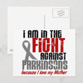 Carte Postale Dans la lutte contre la maladie de Parkinson Mère (Devant / Derrière)