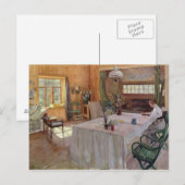 Carte Postale Dans la maison de l'artiste Konstantin Korovin (Devant / Derrière)