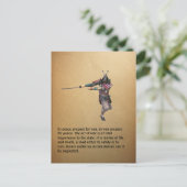 Carte Postale Dans la paix préparez-vous à la guerre, dans… (Debout devant)