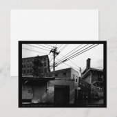 Carte Postale Dans la rue où je vis Collage Urbain Numérique (Devant / Derrière)