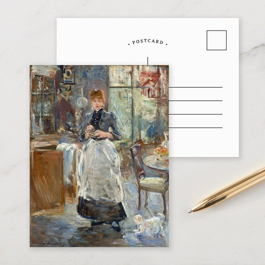 Carte Postale Dans la salle à manger | Berthe Morisot