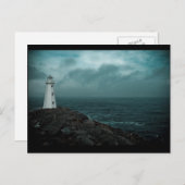 Carte Postale Dans La Tempête (Devant / Derrière)