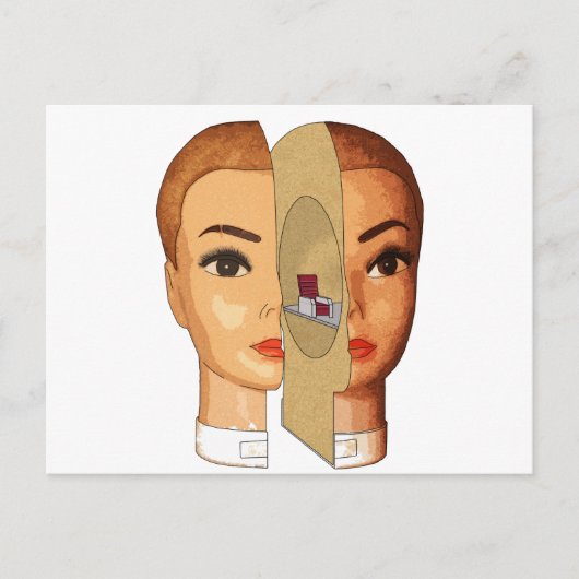 Carte Postale dans la tête (Devant)