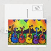 Carte Postale Dans la vie je chante par piliero (Devant / Derrière)