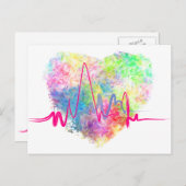 Carte Postale Dans l'amour A2 (Devant / Derrière)