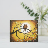 Carte Postale "Dans l'amour" de l'art original (Debout devant)