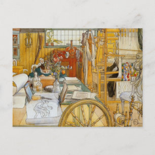 Carte Postale Dans l'atelier avec maman