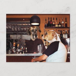 Carte Postale Dans le bar