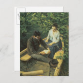 Carte Postale Dans le bateau, 1888 (Devant / Derrière)