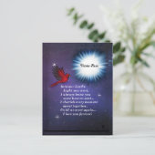 Carte Postale Dans le cardinal léger (Debout devant)